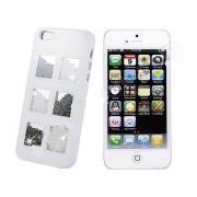 Wholesale White Crystalline IPhone 5 Back Cases