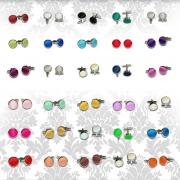 Wholesale Plain Silver Plated Cufflinks
