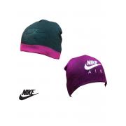 Wholesale Adults Nike Reversible Black And Plum Knit Beanies