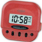 Wholesale Casio Compact Digital Beep Alarm Clock (red)