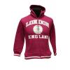 Kids Oxford University Zipped Plum Hooded Sweatshirts