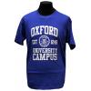 Oxford University Campus Royal Tshirts wholesale