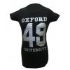 Ladies Oxford University Black Tshirts short sleeves top wear wholesale
