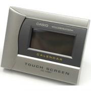 Wholesale Casio Digital Beep Alarm Clock With Touch Screen (silver) 