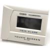 Casio Digital Beep Alarm Clock with Touch Screen (white)