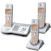 Wholesale Panasonic Triple Cordless Phone With Answering Machine