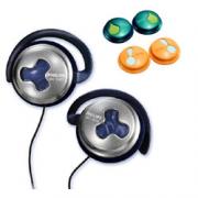 Wholesale Philips Clip On Stereo Earphones With Interchangeable Caps