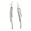 Joblots Of 20 Mixed Multi Chain Earrings In Silver wholesale