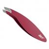 Slanted Soft Touch Red Tweezers