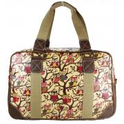 Wholesale Ladies Oilcloth Owl Holdall Travel Weekend Handbags