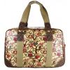 Ladies Oilcloth Owl Holdall Travel Weekend Handbags