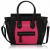 Designer Leather Style Tote Satchel Smile Handbags