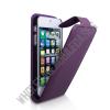 IPhone 5 PU Leather Flip Case Purple wholesale