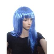 Wholesale Long Blue Wigs With Fringe