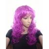 Long Purple Wavy Wigs With Fringe