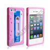 IPhone 5 Silicone Cassette Case - Light Pink wholesale