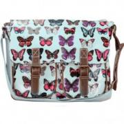 Wholesale Butterfly Oilcloth Satchels