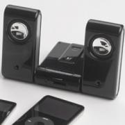 Wholesale ISound Portable Amplified Speakers For IPod/MP3 (black