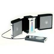 Wholesale PowerTraveller Compact Travel Speakers, Leather Case & USB
