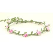 Wholesale Pink Roses Flower Garland Headdresses