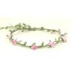 Pink Roses Flower Garland Headdresses hair accessories wholesale
