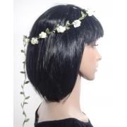 Wholesale White Roses Flower Garland Headdresses