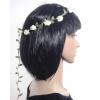 White Roses Flower Garland Headdresses wholesale hair accessories