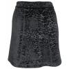 Black Bonded Short Velvet Skirts wholesale
