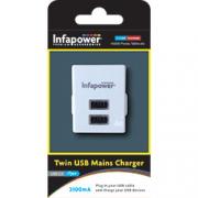 Wholesale Infapower Twin USB Mains Chargers