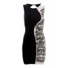 White Side Sparkle Dust Sleeveless Bodycon Dresses