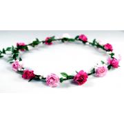Wholesale Two Tone Pink Rose Head Garlands