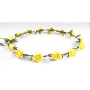 Wholesale Yellow Rose Head Garlands 1