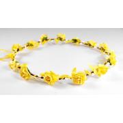 Wholesale Yellow Rose And Ribbon Head Garlands