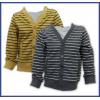 Striped V Neck Long Sleeves Tops  wholesale