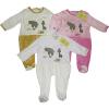 Babies Velour Sleepsuits