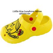 Wholesale Mr Men Little Miss Sunshine Yellow Clog Sandals