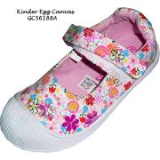 Wholesale Girls Kinder Egg Canvas Shoes