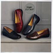 Wholesale Ladies Sage Leather Shoes