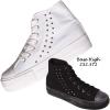 Ladies Base High Canvas Trainers