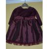 Burgandy Baby Dress wholesale