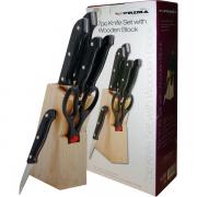 Wholesale 7 Piece Knife Set With Wooden Block