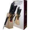 7 Piece Knife Set With Wooden Block