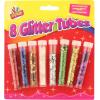 8 Glitter Tubes wholesale art supplies