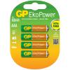 GP EkoPower AAA Carded 4 Rechargeable Batteries wholesale