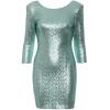 3/4 Sleeve Sequin Party Wear