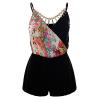 Caprice Claw Style Necklace Floral Playsuit  wholesale