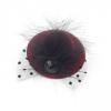 Rose Red Bowknot And Feather Fascinators wholesale
