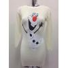KNITTED CHRISTMAS BODYCON DRESS WITH 3D NOSE Frozen Olaf