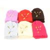 Women Girls Beanie Hats Winter Knit With Scarves (342)  wholesale