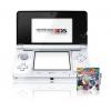 Nintendo 3DS Ice White Bundle With Mario Kart 7 + Beyblade Evolution Pack